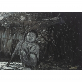 Nome da Obra: Manto Orgânico (Inspirada na fotografia de Herman Damar)