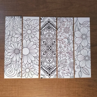 Cartões para Colorir  - Kit com 5