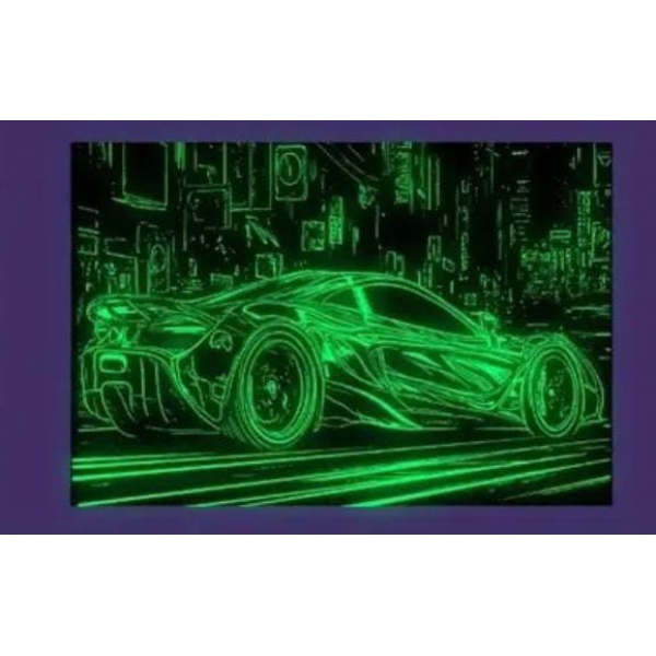 Cartão rapável luminoso (Noturno)