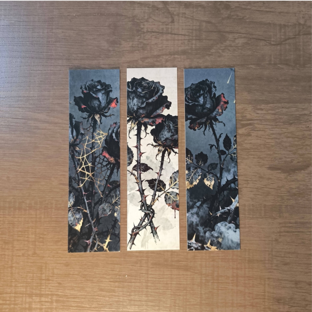 Cartões de Rosas - Kit com 3