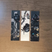 Cartões de Rosas - Kit com 3