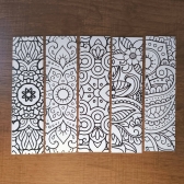 Cartões para Colorir  - Kit com 5