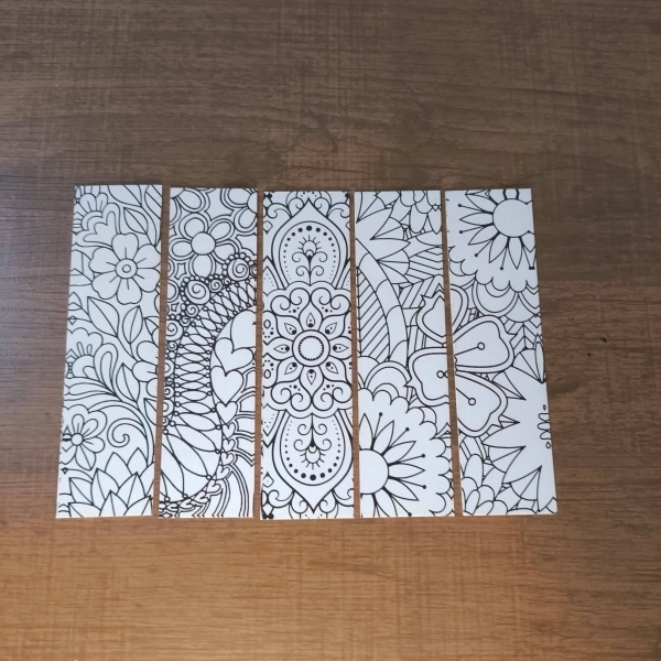 Cartões para Colorir  - Kit com 5