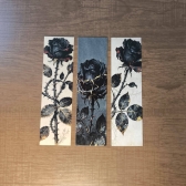 Cartões de Rosas - Kit com 3