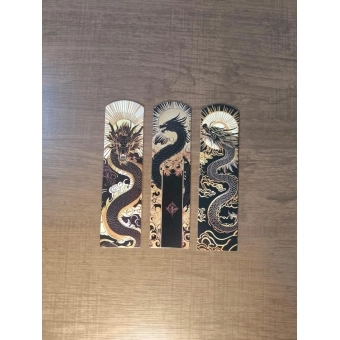 Cartões de Dragões Orientais - Kit com 3