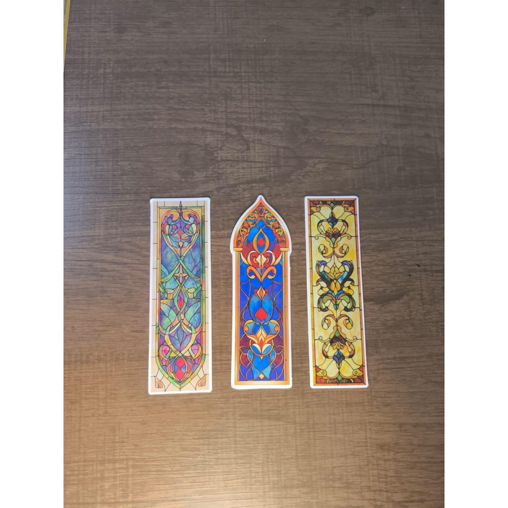 Cartões Estilo Vitral - Kit com 3