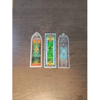 Cartões Estilo Vitral - Kit com 3