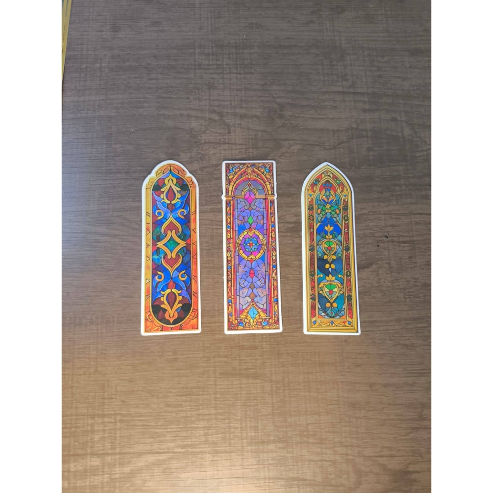 Cartões Estilo Vitral - Kit com 3