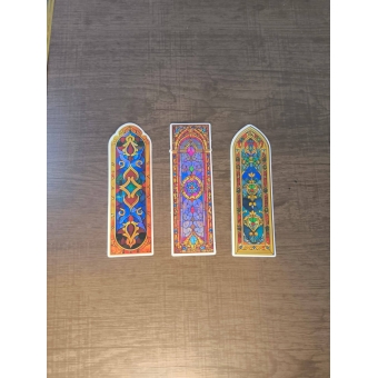 Cartões Estilo Vitral - Kit com 3