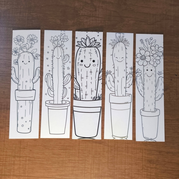 Cartões para Colorir  - Kit com 5