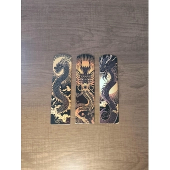 Cartões de Dragões Orientais - Kit com 3
