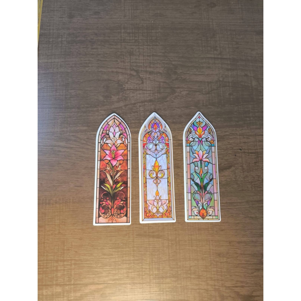 Cartões Estilo Vitral - Kit com 3