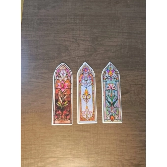 Cartões Estilo Vitral - Kit com 3