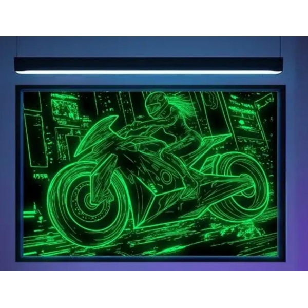 Cartão rapável luminoso (Noturno)